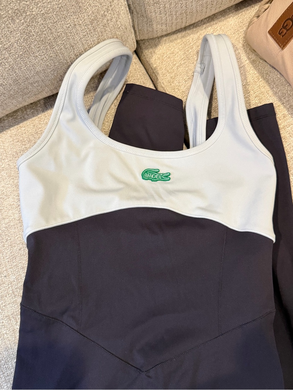 Lacoste x Bandier Colorblock Bodysuit